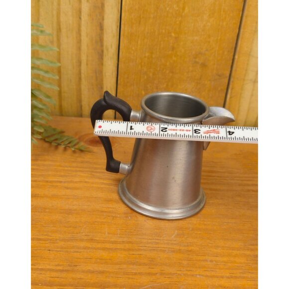 Vintage Kirk Stieff Pewter Coffee Pot and Matching Creamer - Picture 4 of 16